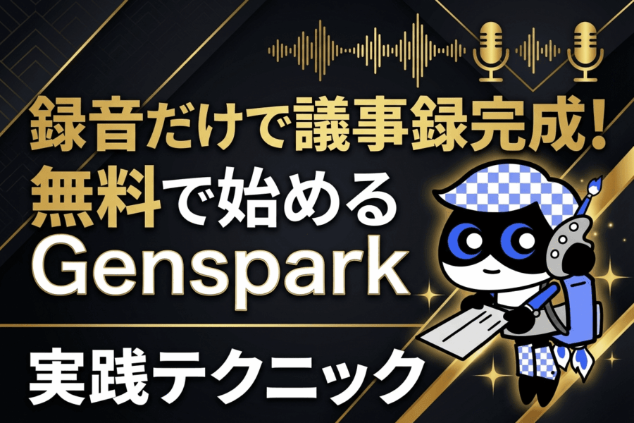 商談に100%集中できる!Gensparkなら録音するだけで議事録が完成#5